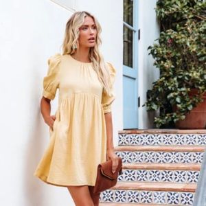 Puff Sleeve Dress